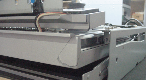 A photo displaying the same are as the previous one, this time with the missing piece glued in place.